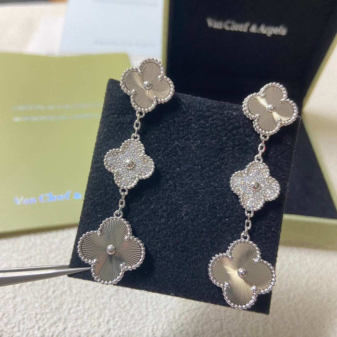 VCA Four-Leaf Flower Earrings